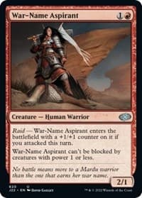 War-Name Aspirant - Jumpstart 2022 - Magic: The Gathering card