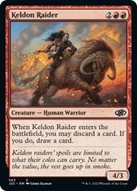 Keldon Raider - Jumpstart 2022 - Magic: The Gathering card