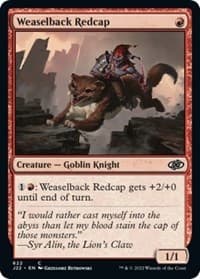 Weaselback Redcap - Jumpstart 2022 - Magic: The Gathering card