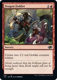 Dragon Fodder (076) - Jumpstart 2022 - Magic: The Gathering card