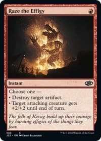 Raze the Effigy - Jumpstart 2022 - Magic: The Gathering card