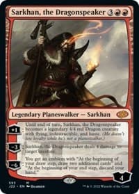 Sarkhan, the Dragonspeaker - Jumpstart 2022 - Magic: The Gathering card