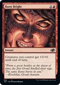 Burn Bright - Jumpstart 2022 - Magic: The Gathering card
