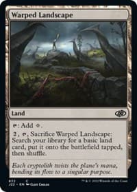 Warped Landscape - Jumpstart 2022 - Magic: The Gathering card