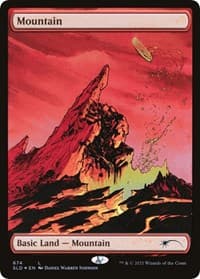 Mountain (674) - Secret Lair Drop Series - Magic: The Gathering card