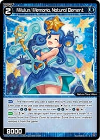Milulun//Memoria, Natural Element - Welcome Back Diva -selector- - WIXOSS card