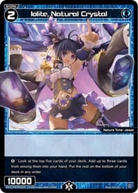 Iolite, Natural Crystal - Welcome Back Diva -selector- - WIXOSS card