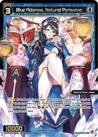 Blue Adamas, Natural Pyroxene - Welcome Back Diva -selector- - WIXOSS card