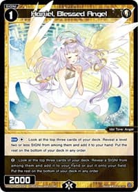 Haniel, Blessed Angel - Diva Debut Deck D08: White Hope - WIXOSS card