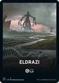 Eldrazi Theme Card - Jumpstart 2022 - Magic: The Gathering card