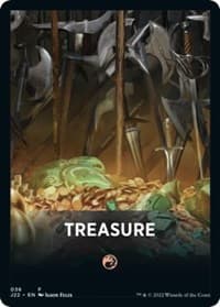 Treasure Theme Card - Jumpstart 2022 - Magic: The Gathering card