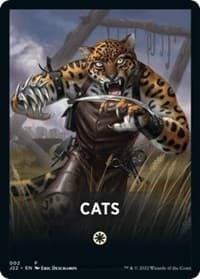 Cats Theme Card - Jumpstart 2022 - Magic: The Gathering card