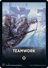 Teamwork Theme Card - Jumpstart 2022 - Magic: The Gathering card