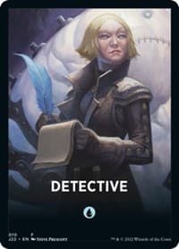 Detective Theme Card - Jumpstart 2022 - Magic: The Gathering card