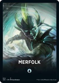 Merfolk Theme Card - Jumpstart 2022 - Magic: The Gathering card