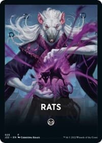 Rats Theme Card - Jumpstart 2022 - Magic: The Gathering card