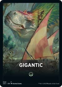 Gigantic Theme Card - Jumpstart 2022 - Magic: The Gathering card