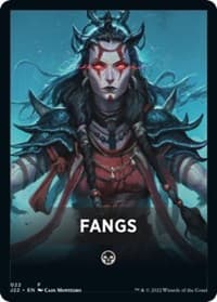 Fangs Theme Card - Jumpstart 2022 - Magic: The Gathering card