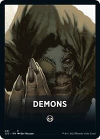 Demons Theme Card - Jumpstart 2022 - Magic: The Gathering card