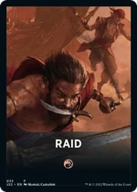 Raid Theme Card - Jumpstart 2022 - Magic: The Gathering card
