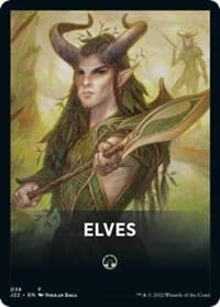 Elves Theme Card - Jumpstart 2022 - Magic: The Gathering card