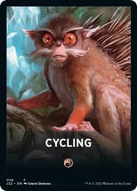 Cycling Theme Card - Jumpstart 2022 - Magic: The Gathering card