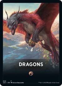 Dragons Theme Card - Jumpstart 2022 - Magic: The Gathering card