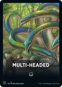 Multi-Headed Theme Card - Jumpstart 2022 - Magic: The Gathering card