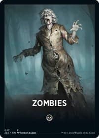 Zombies Theme Card - Jumpstart 2022 - Magic: The Gathering card