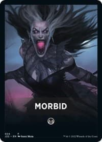 Morbid Theme Card - Jumpstart 2022 - Magic: The Gathering card