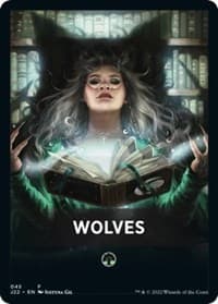 Wolves Theme Card - Jumpstart 2022 - Magic: The Gathering card