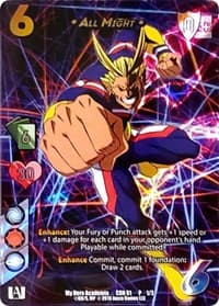 All Might (Gen Con 2019) - UniVersus: My Hero Academia Promo Cards - UniVersus card