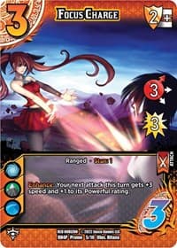 Focus Charge (Standard Sunset Tournament 2022) - Red Horizon: Blood Omen - UniVersus card