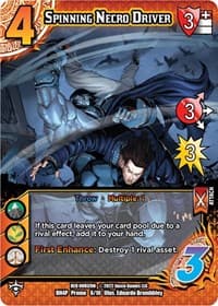 Spinning Necro Driver (Standard Sunset Tournament 2022) - Red Horizon: Tides of Vengeance - UniVersus card