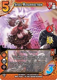 Steel Resurrection (Standard Sunset Tournament 2022) - Red Horizon: Blood Omen - UniVersus card