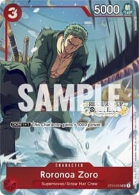 Roronoa Zoro - ST01-013 (Treasure Cup) - One Piece Promotion Cards - One Piece Card Game card