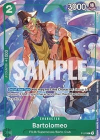 Bartolomeo (Event Pack Vol. 1) - One Piece Promotion Cards - One Piece Card Game card