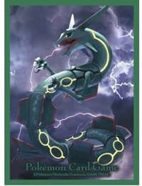 Pokemon TCG: Pokemon Center Japan Exclusive Card Sleeves - Flying Rayquaza (64-Pack) - Pokemon International Card Sleeves - Card Sleeves card