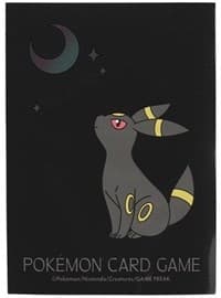 Pokemon TCG: Pokemon Center Japan Exclusive Card Sleeves - Premium Gloss Moonlight Umbreon (64-Pack) - Pokemon International Card Sleeves - Card Sleeves card