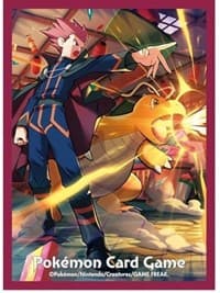 Pokemon TCG: Pokemon Center Japan Exclusive Card Sleeves - Lance and Dragonite (64-Pack) - Pokemon International Card Sleeves - Card Sleeves card