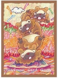 Pokemon TCG: Pokemon Center Japan Exclusive Card Sleeves - Bidoof (64-Pack) - Pokemon International Card Sleeves - Card Sleeves card
