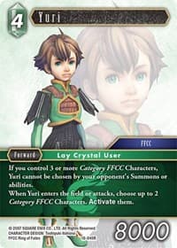 Yuri - Resurgence of Power - Final Fantasy TCG card