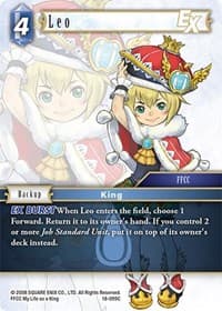 Leo EX - Resurgence of Power - Final Fantasy TCG card