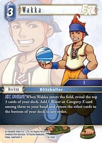 Wakka EX - Resurgence of Power - Final Fantasy TCG card