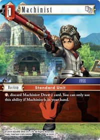 Machinist - Resurgence of Power - Final Fantasy TCG card