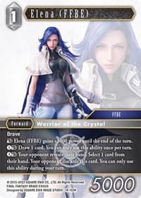 Elena (FFBE) - Resurgence of Power - Final Fantasy TCG card