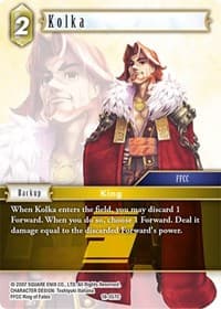 Kolka - Resurgence of Power - Final Fantasy TCG card