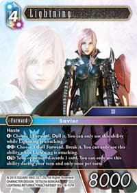Lightning (Hero) - Resurgence of Power - Final Fantasy TCG card