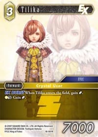 Tilika EX - Resurgence of Power - Final Fantasy TCG card