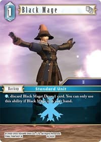 Black Mage - Resurgence of Power - Final Fantasy TCG card